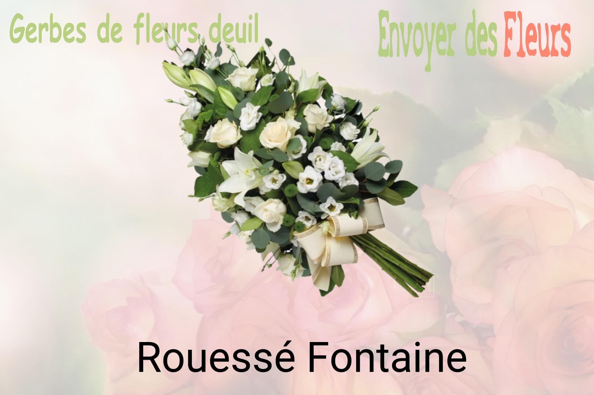 Gerbe de fleurs de deuil livrée à Rouessé-Fontaine